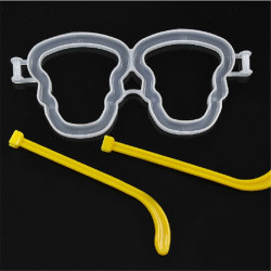 Ochelari luminescenti forma Skull, look party
