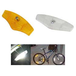Catadioptri roata, spite bicicleta, ochi de pisica 12x4 cm, ABS