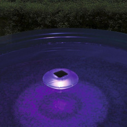 Lampa solara plutitoare, LED RGB, diametru 18 cm, IP68, ABS