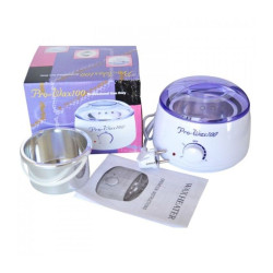 Kit epilare cu incalzitor electric, 500 g ceara epilatoare, 10 spatule, 50 benzi