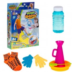 Set fotbal cu baloane de sapun, 5 accesorii incluse, joc copii
