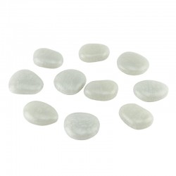 Pietre decorative fosforescente, diametru 4 cm, lumineaza glow albastru, 10 bucati