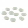 Pietre decorative fosforescente, diametru 4 cm, lumineaza glow albastru, 10 bucati