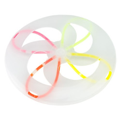 Jucarie Frisbee disc zburator luminescent glow, 19 cm, ABS