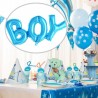 Balon folie color pentru aniversari, figurina mesaj BOY GIRL, 30 cm