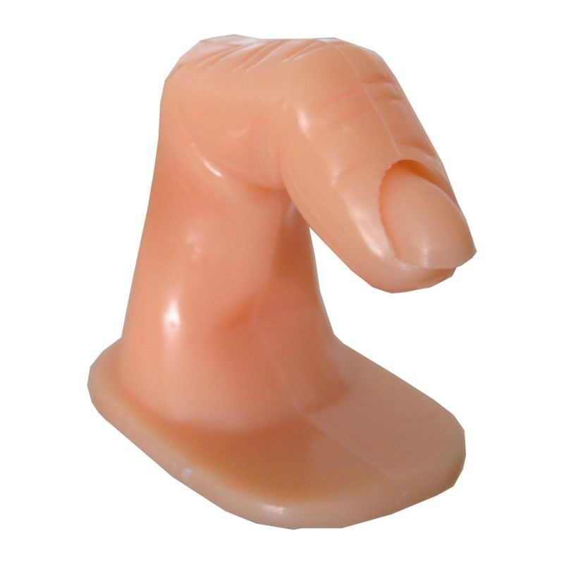 Deget fara unghie pentru practica manichiura, baza cu autocolant