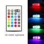 Lumina ambientala LED RGBW 7.2W, 16 culori, 4 piese, telecomanda control, IP20