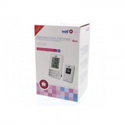 Statie meteo LCD wireless, afisare ora, functie alarma, interior si exterior, Well