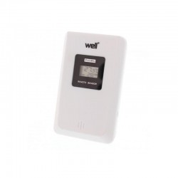 Statie meteo LCD wireless, afisare ora, functie alarma, interior si exterior, Well