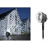 Proiector LED cu efect fulgi de zapada, 4W, timer, exterior/interior