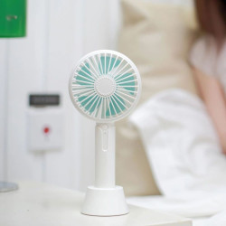 Mini ventilator cu difuzor aromaterapie, reincarcabil USB, portabil, 3 viteze
