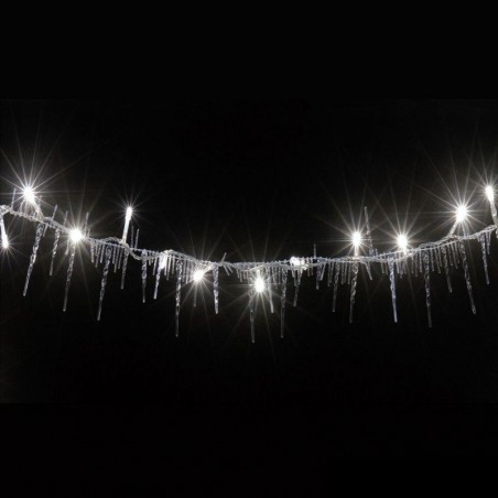 Ghirlanda LED 50 turturi, lumina alb rece, 230V, 2.5 m, interior/exterior