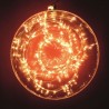 Ghirlanda micro LED-uri alb cald, cablu alama, interior/exterior