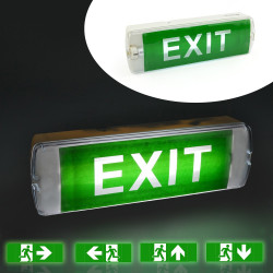 Lampa EXIT LED 3W, nepermanenta, 200 lumeni, acumulator 1500mAh, IP65