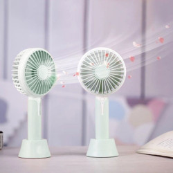 Mini ventilator cu difuzor aromaterapie, reincarcabil USB, portabil, 3 viteze