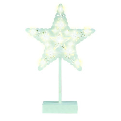 Decoratiune cu LED-uri, 39 cm, lumina alb cald, alimentare baterii, interior