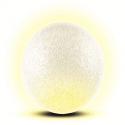 Glob decorativ LED, diametru 12 cm, lumina alb cald, alimentare baterii