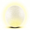 Glob decorativ LED, diametru 12 cm, lumina alb calda, alimentare baterii