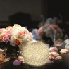 Glob luminos pentru decor, 2 LED-uri cu lumina calda, 15 cm, alimentare baterii