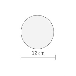 Lampa decorativa tip glob, 2 LED-uri, diametru 20 cm, lumina statica