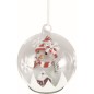 Glob cu LED si figurina Om de Zapada, sticla, diametru 13 cm, baterii