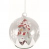 Glob cu LED si figurina Om de Zapada, sticla, diametru 13 cm, baterii