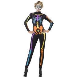 Costum schelet neon slim reactiv UV