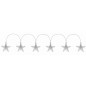 Ghirlanda decorativa LED, 6 ornamente efect tunel infinit, 1 m, comutator