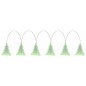 Ghirlanda decorativa LED, 6 ornamente efect tunel infinit, 1 m, comutator