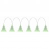 Ghirlanda decorativa LED, 6 ornamente efect tunel infinit, 1 m, comutator