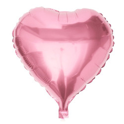 Balon folie inimioara, culori metalizate, petreceri tematice, inaltime 40 cm