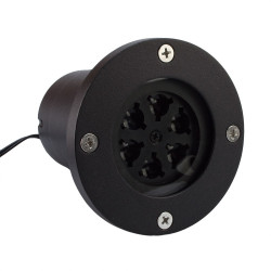 Proiector LED efect fulgi albi de zapada, 4W, metalic, IP64