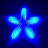 Stea luminoasa LED albastra, 7 moduri iluminare, 50 cm, decor Craciun