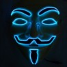 Masca Anonymous luminoasa, 3 moduri iluminare, marime universala, fixare elastica