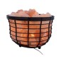 Lampa din sare, 15W, soclu E14, intrerupator, suport cos metalic Lampa din sare, 15W, soclu E14, intrerupator, suport cos metalic