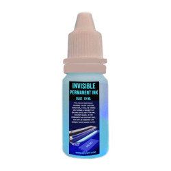 Cerneala UV invizibila albastra pe baza de solvent permanenta, 10 ml