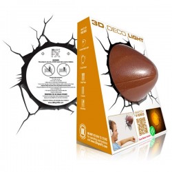 Lampa 3D minge de Rugby