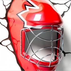Lampa 3D masca de Hockey