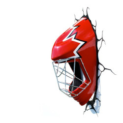 Lampa 3D masca de Hockey