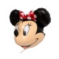 Balon Minnie Mouse, figurina 3D din folie, 74x52 cm, aer sau heliu