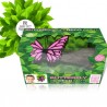 Lampa 3D Fluture roz