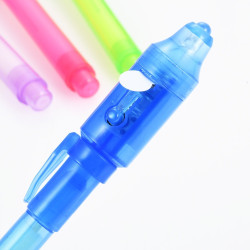 Marker cu cerneala invizibila, LED UV inclus in capac, varf 1 mm