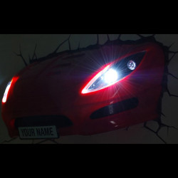 Lampa 3D masina Sport