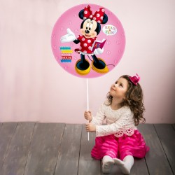 Balon Minnie Mouse din folie, diametru 44 cm, petreceri copii