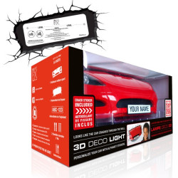 Lampa 3D masina Sport