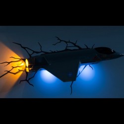 Lampa 3D Avion de vanatoare