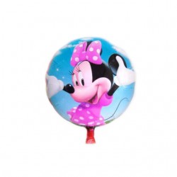 Balon folie rotund Minnie Mouse, diametru 44 cm, heliu sau aer