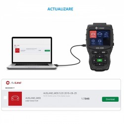 Tester profesional auto OBDII CAN, testare rapida, citire stergere DTC, radionavigatie, diagnoza full, LCD 3.5 inch, Ausland MDS