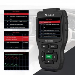 Tester profesional auto OBDII CAN, testare rapida, citire stergere DTC, radionavigatie, diagnoza full, LCD 3.5 inch, Ausland MDS