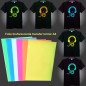 Folie fosforescenta de transfer termic, A4, nonprintabila, efect glow verde Folie fosforescenta de transfer termic, A4, nonprintabila, efect glow verde